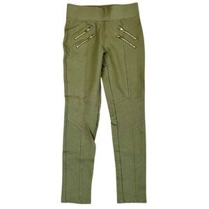G BY GUESS Army Green Pants Pull On Skinny Stretch Leggings